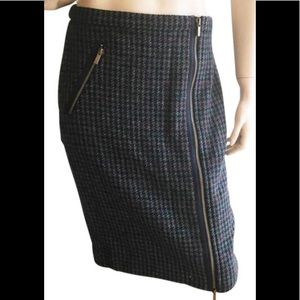 JCrew Plaid Pencil Skirt (Size 6)